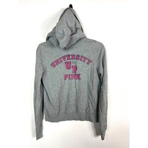 Vintage Pink Victoria’s Secret zip up hoodie women’s‎ size small